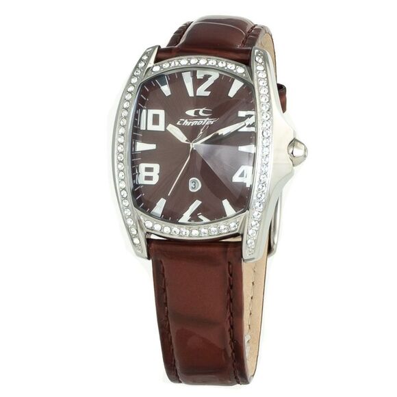 Chronotech Brown Leather Watch 7988LS63AC Women Brown Watches
